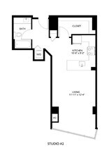 Studio A2 1515 floor plan